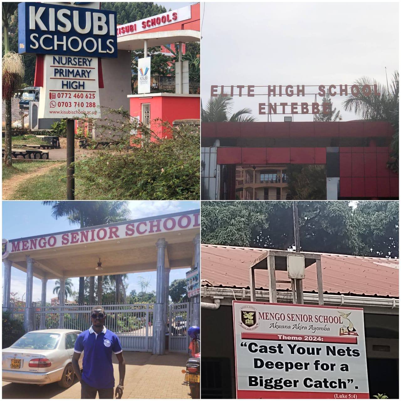 Kisubi Schools, Elite High Entebbe & Mengo Senior School